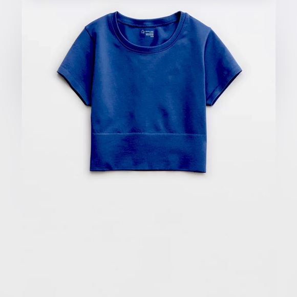 OFFLINE By Aerie Sidewalk Seamless Cropped T-Shirt - Picture 4 of 5